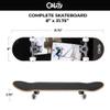 Cal 7 Complete Standard Skateboard 7.5-8-Inch Deck (8" Perspective) view 2