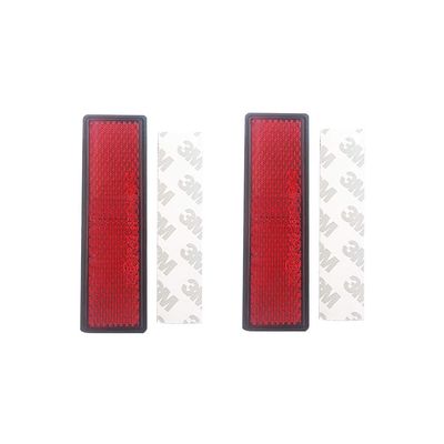 Stick-on Front Fork Leg Reflectors - Safety Spoke Reflective Quick Mount Custom Accessories Adhesive Reflector for Motorcycle Handle, Cylindrical, Bicycle and Bike