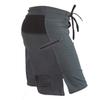 Sanguine Men Shorts for Training Kick Boxing, Tough Trunks for Cage Fighting Muay Thai Workout Shorts, Gym Martial Arts Grey-Black view 1