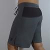 Sanguine Men Shorts for Training Kick Boxing, Tough Trunks for Cage Fighting Muay Thai Workout Shorts, Gym Martial Arts Grey-Black view 3