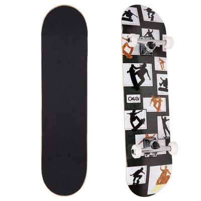 Cal 7 Complete Standard Skateboard 7.5-8-Inch Deck (8" Panel)