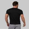 32 Degrees Mens Cool Quick Dry Active Basic Crew T-Shirt, Black, Large view 3
