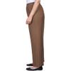 Alfred Dunner Womens Petite Classic Signature Fit Textured Trousers with All-Around Elastic Waistband Taupe Size 12P view 4
