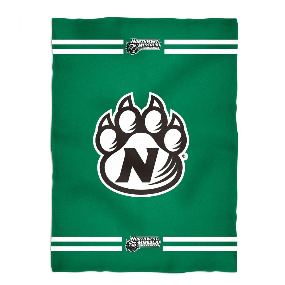 College Blanket, Officially Licensed Northwest Missouri State U. Bearcats, Warm & Lightweight Throw Measuring 40" X 58" from