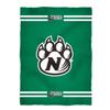 College Blanket, Officially Licensed Northwest Missouri State U. Bearcats, Warm & Lightweight Throw Measuring 40" X 58" from view 1