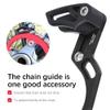 Alomejor Chain Stabilizer Single Disc Chain Direct Mount BB Mid Lock Chainring Guard for Outdoor Cycling(Black) view 3