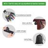 AW 5 Tubes Resistance Bands Set Exercise Workout Stackable 100Lbs Ankle Strap Home view 3