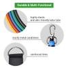 AW 5 Tubes Resistance Bands Set Exercise Workout Stackable 100Lbs Ankle Strap Home view 4