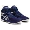 ASICS Kid's MATFLEX 6 Grade School Wrestling Shoes, 1.5 Big Kid, PEACOAT/WHITE view 3