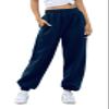 Willow Dance Womens High Waisted Sweatpants Athletic Baggy Joggers Pants Lounge Work with Pockets Fall Winter Navy Blue M view 1