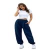 Willow Dance Womens High Waisted Sweatpants Athletic Baggy Joggers Pants Lounge Work with Pockets Fall Winter Navy Blue M view 2