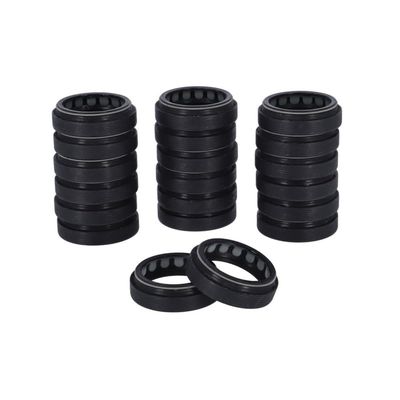RockShox Dust Wiper Kit 38mm Black - Flangeless Suspension Fork Dust Wipers (Set of 20) for Enhanced Dirt and Debris Protection, Durable Rubber Material, Professional-Grade Engineering for MTB