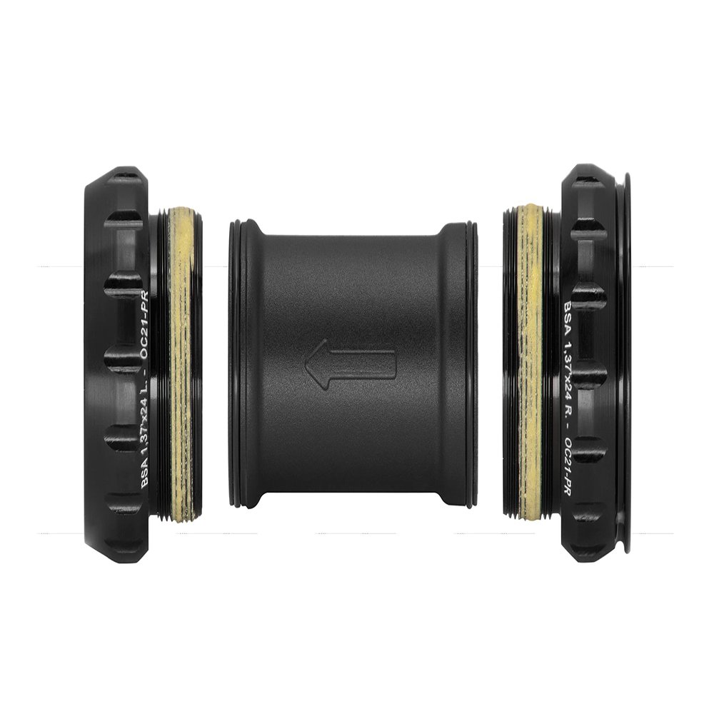 Campagnolo Ekar Pro-Tech Bottom Bracket Cups, Outboard BSA Threaded, Black