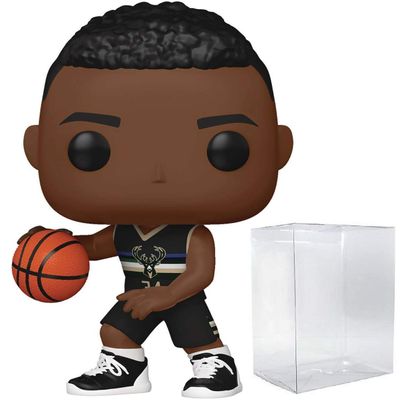 Giannis Antertokounmpo Milwaukee Alternate Jersey #93 Pop Sports NBA Action Figure (Bundled with Pop Protector to Protect Display Box)