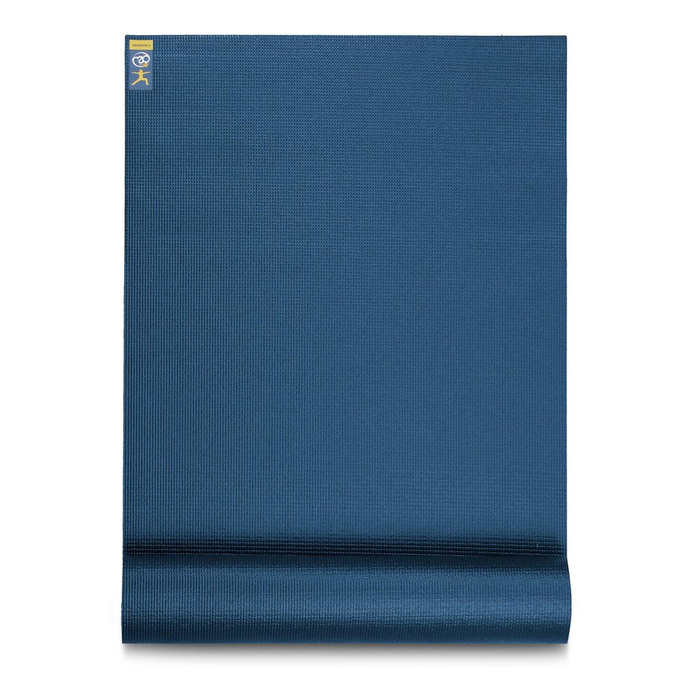 Yoga-Mad Warrior II Plus | Thick Yoga Mat | 183cm x 61cm x 6mm | Non Slip Exercise Mat | Perfect for Pilates, Yoga, Stretching, Home Workouts and General Fitness