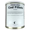 Military Surplus Freeze Dried Cod Fillets 9 Oz Long Shelf Life Emergency Food Survival, Camping Food & Prepper Supplies No Preservatives #10 Size Cans 25+ Year Shelf Life Canned Meat Pack of 1 view 1