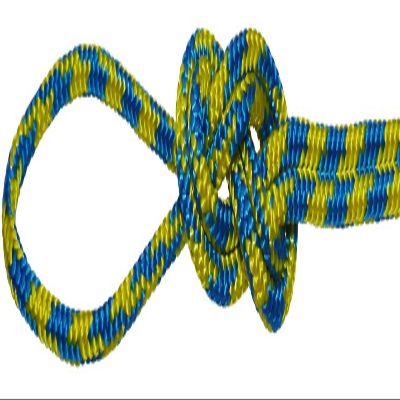 Montauk Rope 3/16'' Polyester Accessory Cord - Yellow and Blue - 100 Feet