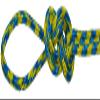 Montauk Rope 3/16'' Polyester Accessory Cord - Yellow and Blue - 100 Feet view 1