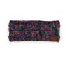 C.C Winter Fuzzy Fleece Lined Thick Knitted Headband Headwrap Epoxy Button for Face Masks (BHW-1) (A Button Black Multi (#32)) view 4