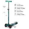 Micro Kickboard - Maxi Deluxe Eco 3-Wheeled, Lean-to-Steer, Swiss-Designed Micro Scooter Made with Recycled and Sustainable Materials for Elementary Kids, Ages 5-12 (Dark Green) view 2