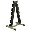 Maximize Floor Space with Our A-Frame Dumbbell Rack Stand - Solid Construction, Anti-Scratch, Holds 6 Pairs, Great Gift Idea and Backed by 1-Year Warranty! view 2