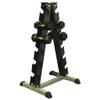 Maximize Floor Space with Our A-Frame Dumbbell Rack Stand - Solid Construction, Anti-Scratch, Holds 6 Pairs, Great Gift Idea and Backed by 1-Year Warranty! view 3