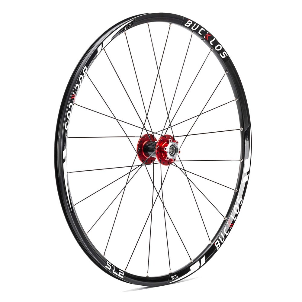 BUCKLOS 26/27.5/29" Mountain Bike Wheelset, Carbon Hub MTB Wheels Quick Release Disc Brakes, 24H Low-Resistant Flat Spokes Bike Wheel fit 7-11 Speed Cassette MTB Wheelset
