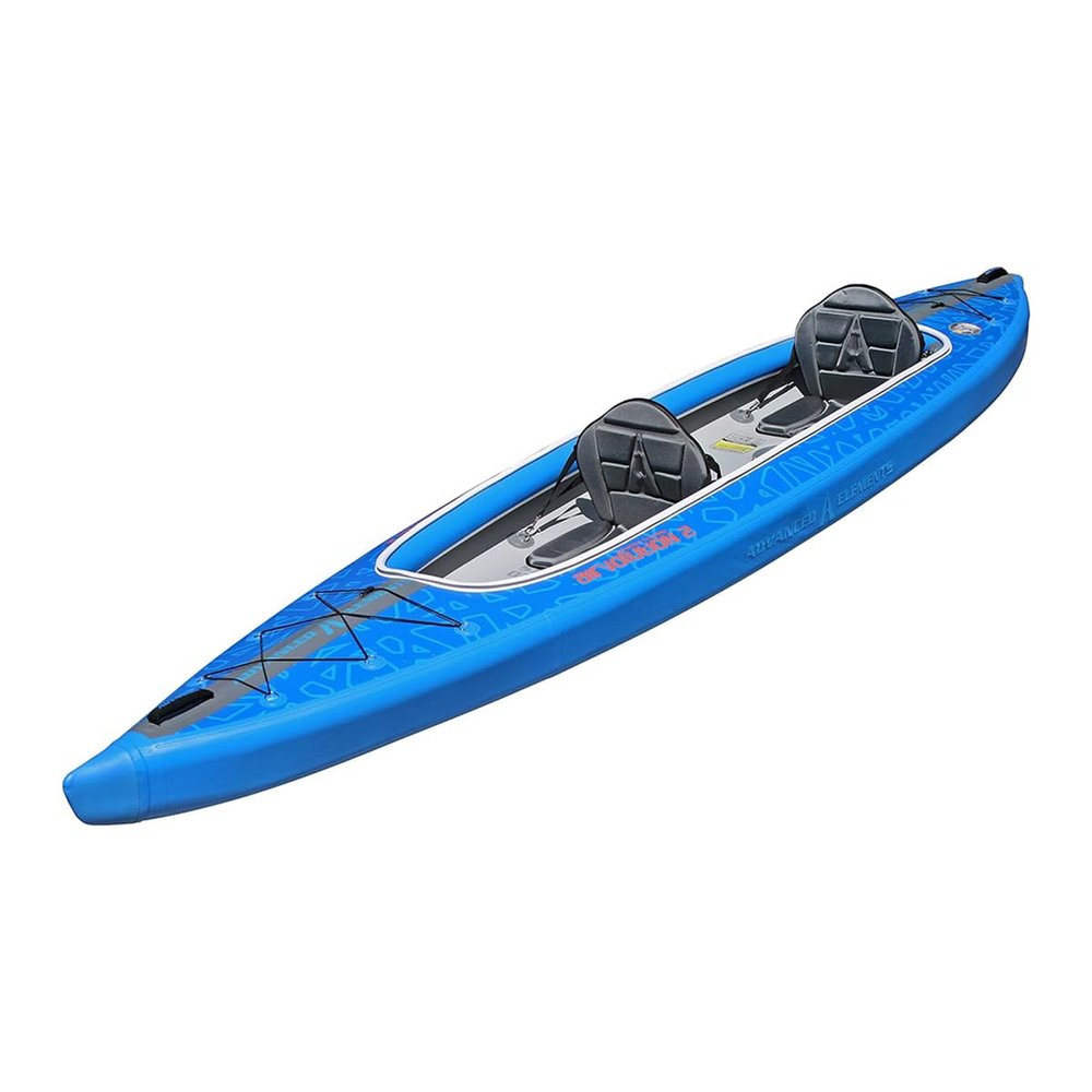 ADVANCED ELEMENTS AirVolution 2 Drop-Stitch Inflatable Kayak, Blue, 2 Person