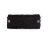 C.C Winter Fuzzy Fleece Lined Thick Knitted Headband Headwrap Epoxy Button for Face Masks (BHW-1) (A Button Black) view 3