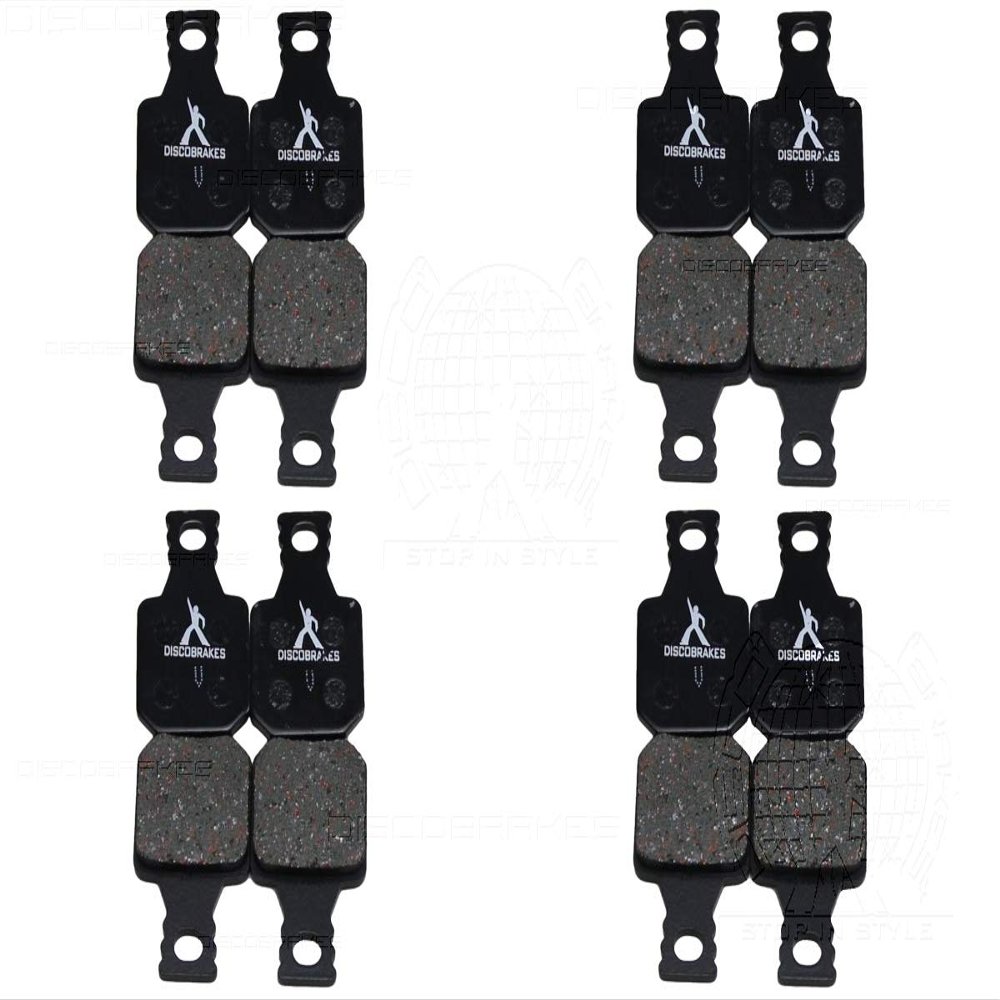 DiscoBrakes 4 Sets (16 Pcs) Pads for Magura MT7 Disc Brake MT 7, Made with Dupont Kevlar, MTB Enduro