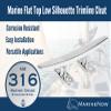 MarineNow Marine Flat Top Low Silhouette Trimline Cleat 316 Stainless Steel (8", 02-Pack) view 2
