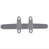 MarineNow Marine Flat Top Low Silhouette Trimline Cleat 316 Stainless Steel (8", 02-Pack) view 4