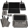 Wild Hare Shooting Gear 1-3 Pistol Organizer Case Kit for Handgun with Divider Gun, Ammo, Firearm, Outdoor, Hunting, Shooting - Black view 3