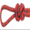 Montauk Rope 3/16'' Nylon Accessory Cord - Red and Teal - 100 Feet view 1