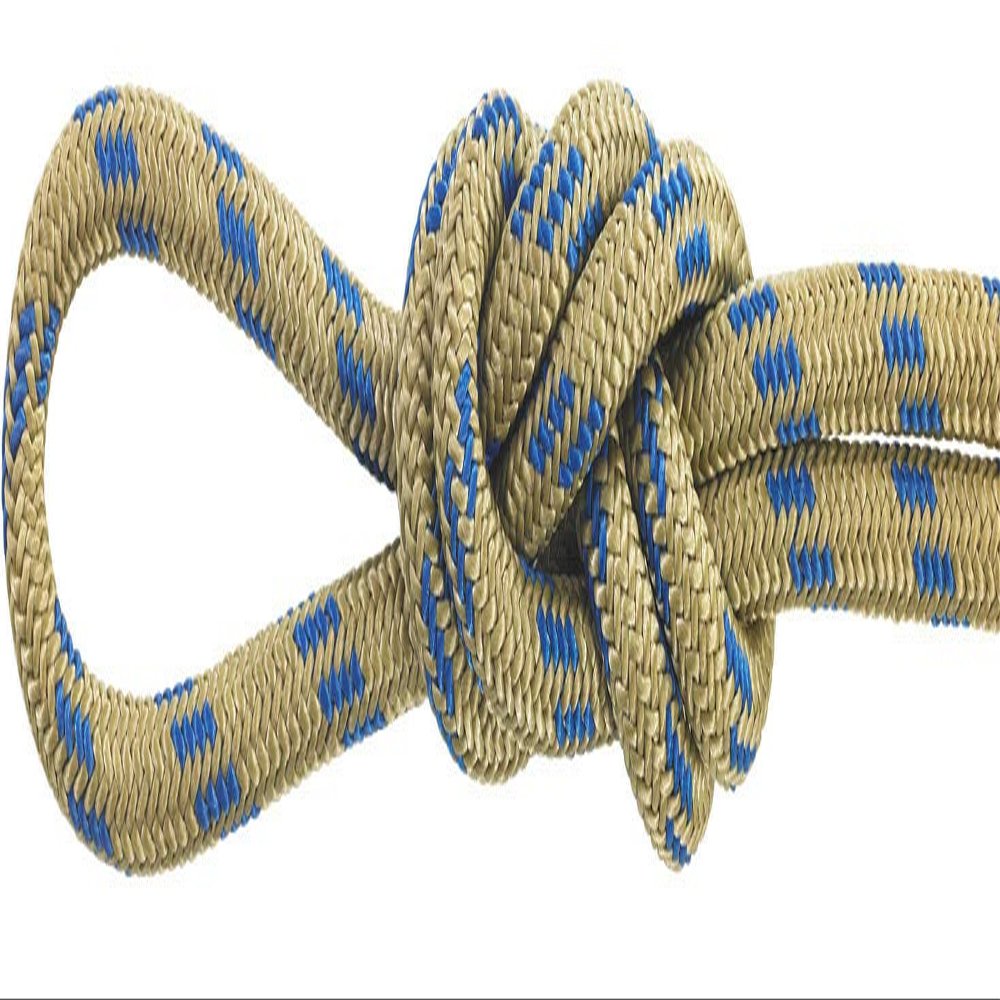 Montauk Rope 5/16'' Nylon Accessory Cord - Gold and Blue - 50 Feet