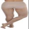 ToBeInStyle Womens Elegant Sheer Spandex Rhinestone Accent Tights - Nude - OS view 2