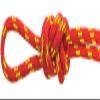 Montauk Rope 9/32'' Nylon Accessory Cord - Red and Yellow - 50 Feet view 1