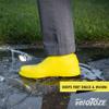 veloToze Roam - Commuting Shoe Cover - Works with Any Shoes - for Cycling, Commute, Flat Pedals, ebike, Walking Yellow view 4