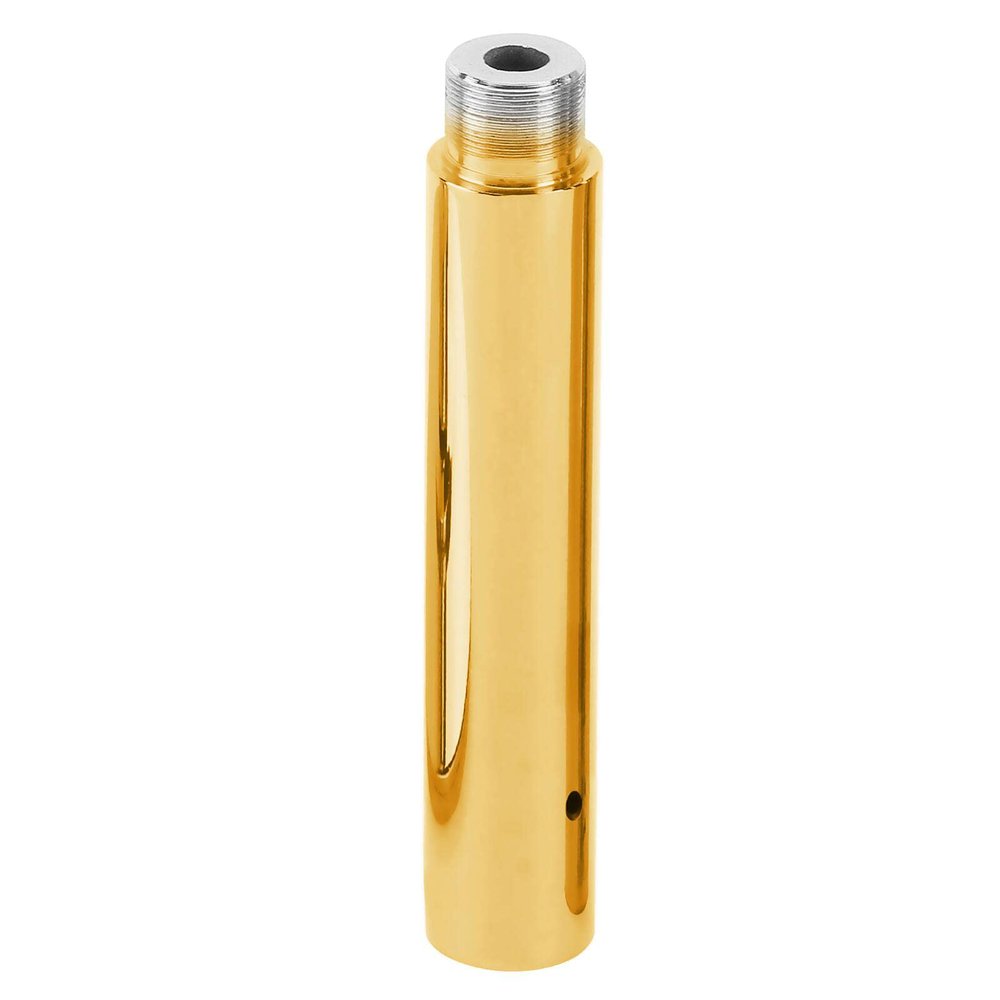 PRIOR FITNESS 250mm/9.84" Gold 45mm Pole Extension for Pole Dancing Stainless Steel Extension Pole for Adjust Dance Height