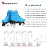SilverTree Women's Roller Skates - Quad Skates with ABEC-7 Bearings - PU Leather High-Top Skates - Blue Flash Wheel - Size Women's 7/Men's 5.5 view 2