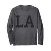 Los Angeles Long Sleeve Shirt Women Men Cool Distressed LA Long Sleeve T-Shirt view 1