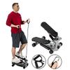 Aerobic Stepper Air Stair Climber Step Exercise Machine S025 New Fitness Equipment Silver LCD Monitor Office Home Exercise Gym Machine