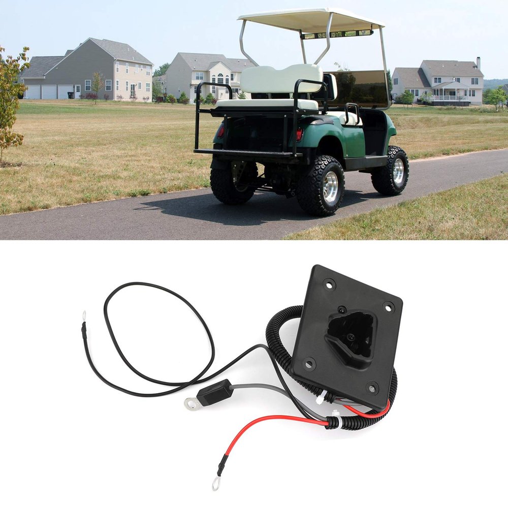 Artudatech 48V Delta-Q Charger Receptacle for EZGO RXV/TXT Golf Carts 2008-up OEM 602529