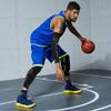 Kuangmi Arm Sleeves Compression Elbow Pads Use for Sports and Daily Support (Yellow Black/Pair, XL) view 4