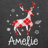 TEEAMORE Custom Matching Christmas Shirt for Family Red Buffalo Plaid Reindeer Print Shirts view 4