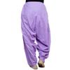 Way2like Cotton Patiala Salwar Punjabi Patiyala Trouser Free Size Yoga Pants for Women Light Purple view 2