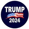 Handgun Display Stand, Safe Pistol Holder, Revolver Showcase, Clear Acrylic, Rubber Tipped, 3 1/2 L x 3/4" W - TRUMP 2024 Domed Decal view 2