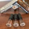 Handgun Display Stand, Safe Pistol Holder, Revolver Showcase, Clear Acrylic, Rubber Tipped, 3 1/2 L x 3/4" W - 3-Pack Right to Bear Arms Domed Decal view 1