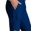 BARCO Greys Anatomy Classic Kira Scrub Jogger for Women  Indigo, 5-Pocket Yoga Style Mid-Rise Pants with Natural Stretch, Soil Release Fabric, and Super-Soft Finish  3XL, Regular Fit view 2