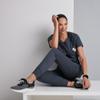 BARCO Grey's Anatomy GRP534 Women's Kira Scrub Pant Moonstruck XSP Steel view 3